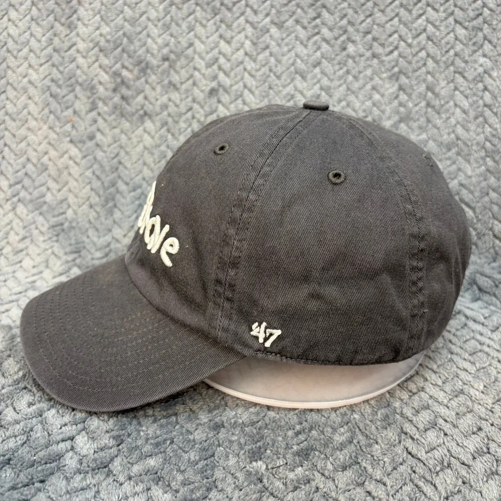 47 Brand Be Brave Embroidered Baseball Cap Black Adjustable Dad Hat OSFA